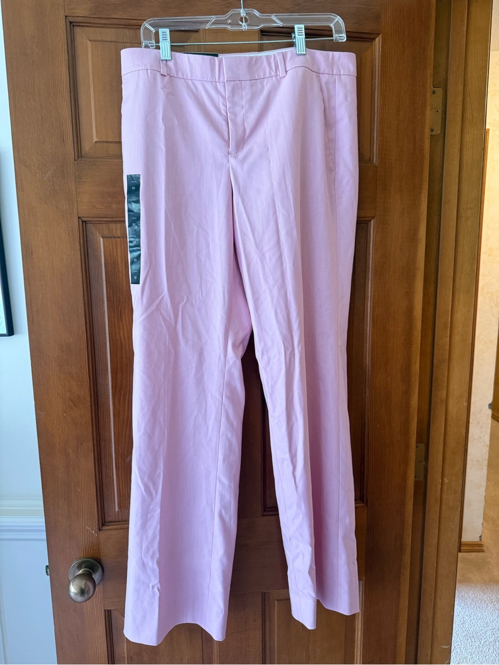 Banana Republic Logan Straight Leg Pants in Light Pink